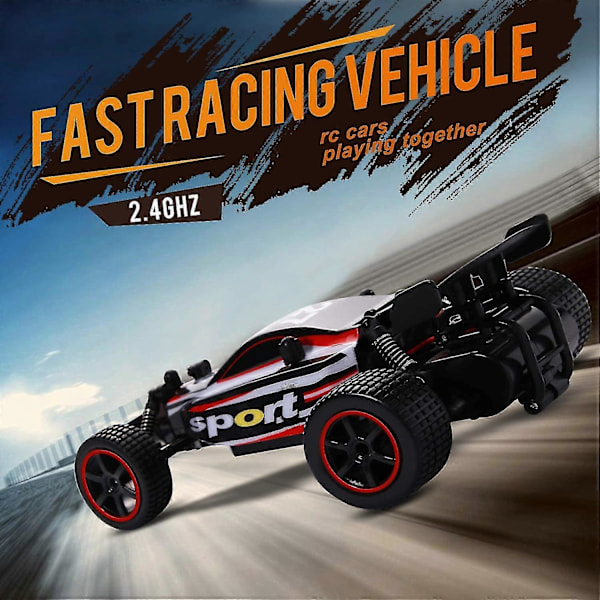Rc Racing -autot 2,4 GHz radio-ohjattava auto 1:20 2wd (punainen 23211)