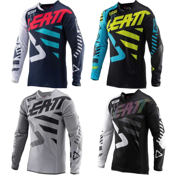 Sommer downhill mountainbike rundhalset langærmet T-shirt style 2 M