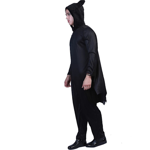 Herr Cosplay Kostym Fladdermus Cospaly Kostym