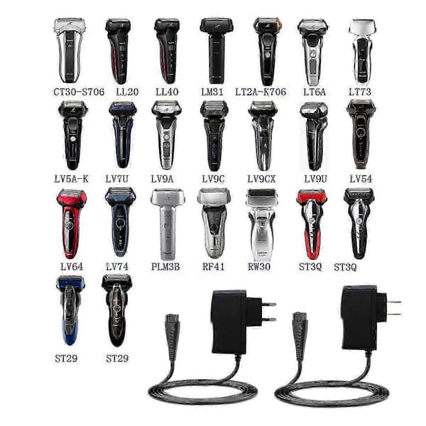 Razor Oplader til Panasonic Shavere Modeller EES-RF31 ES-RF41 ES-SF21 og ES-LT2A US