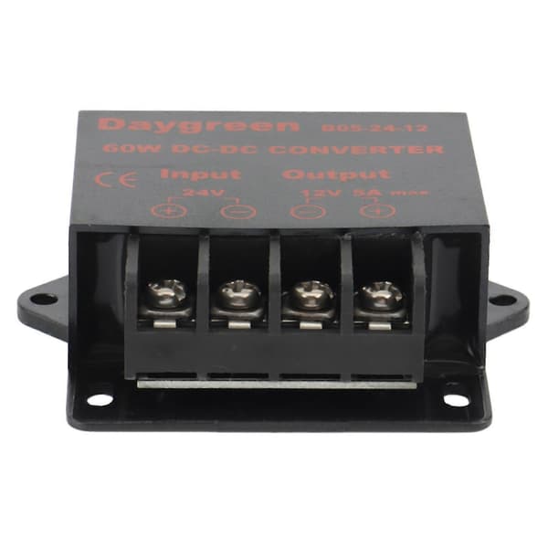 Bil LED DC Konverter Spenningsregulator Reduserer Bil 24V til 12V 5A DC DC Konverter Regulator Strøm Bu
