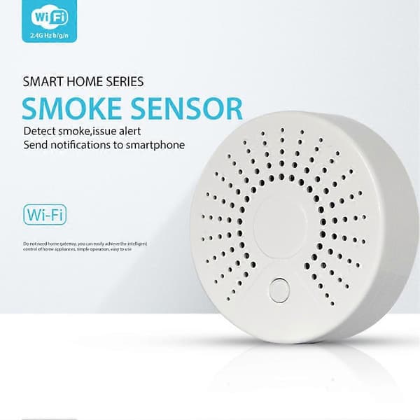 Intelligent WiFi Rökdetektor Sensor Hemautomation Rörelselarmsystem