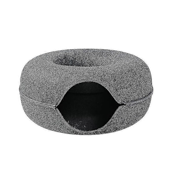 1 st Djurtunnel Donut Kattsäng (mörkgrå)