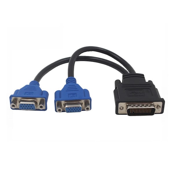 Videokortadapter 59 ben til dobbelt VGA til computergrafikkort Letvægts
