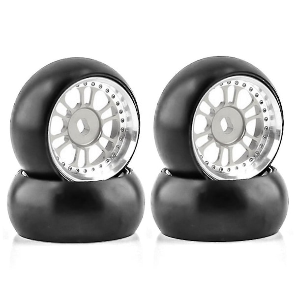 Harde Plast Dekk Metall Felger For 284131 K969 K989 Mini-z 1/28 Rc Bil Oppgraderingsdeler, 4