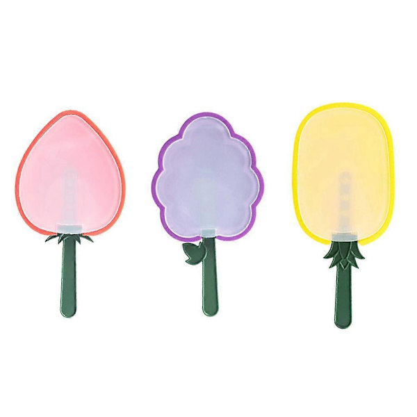 Fruktformar Popsicle Maker Hemmabruk Blandade Färger 3st