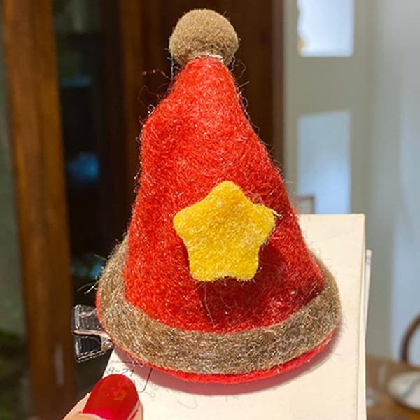 Julehat Hårtilbehør Hårnåle Julehårspænder Til Fest Fødselsdag