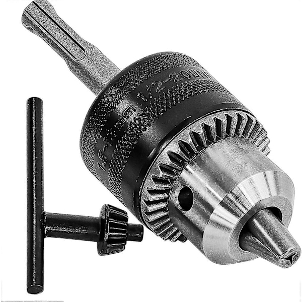 borepatron 1,5-13 mm 1/2-20 unf med sds plus adapter og patronnøgle