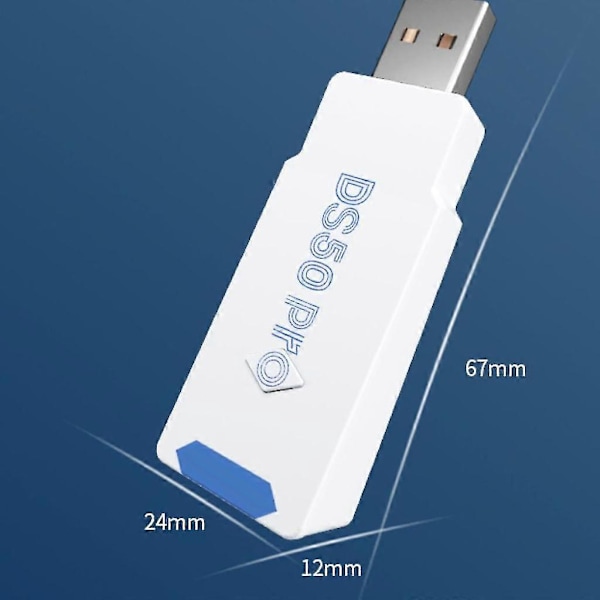 DS50 Pro Converter Mini Adapter för PS5-PS4-XlS-NS Pro Controller för att ansluta till PS4-PS3-Switch-Lite/PC Spelkonsoler