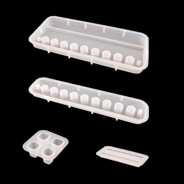 4 stk./sæt Blyantholder Silikoneform Epoxy Resin Form Diy Håndlavet Håndværk-fg