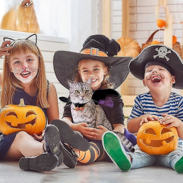 Säädettävät lepakonsiivet lemmikille Halloween-asut kurpitsakelloilla