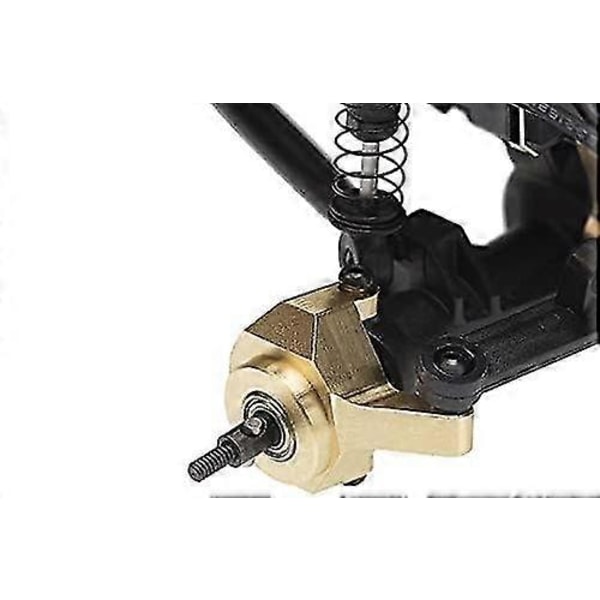 Styrekuleleddsett i messing for Axial Scx24 90081 Rc Bil Deler Messing Diff Deksel Motvekt Deksel Med Beskyttelse Differensialdeksel (Farge: Diff Deksel