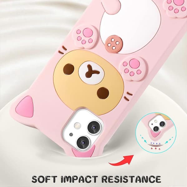 til Pink Bear til iPhone11Pro Max Cover