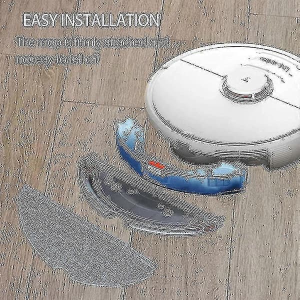 10 stk moppeputer for Xiaomi Roborock S7 T7s T7 Plus mikrofiberpute