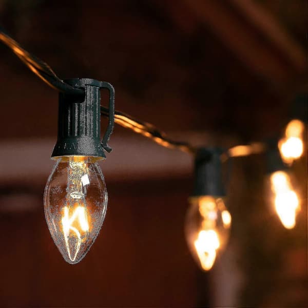 12 st 40W E14 Ljusformad Glödlampa Klar Vit Klassisk