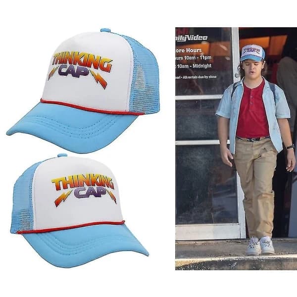 Stranger Things Sesong 4: Hellfire Club Dustin Cosplay Lue (Tenkehette)