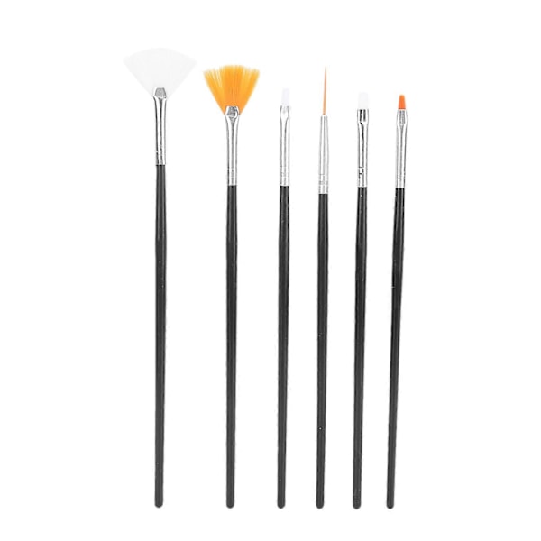 Nagelkonstverktygsset Nagelborste Prickpenna Strassdekoration Nagel Folie Striping Tejper Kit