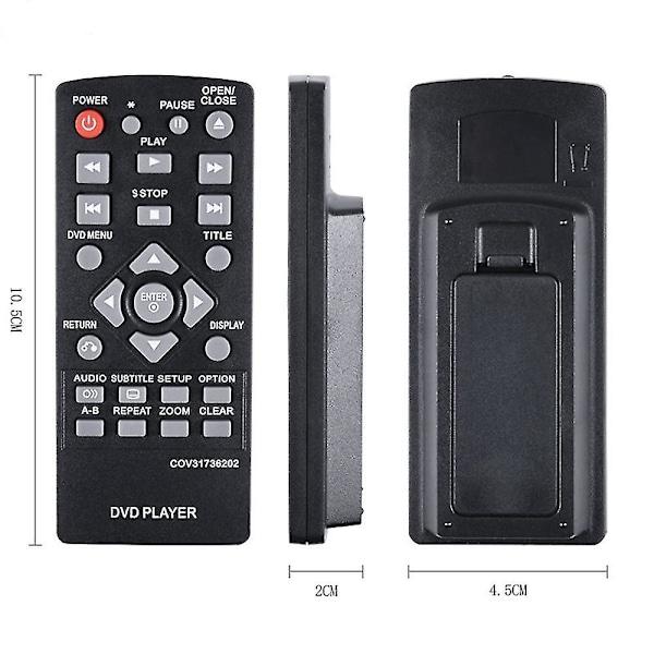 Fjernbetjening til LG DVD-afspiller COV31736202 til DP132NU DP132