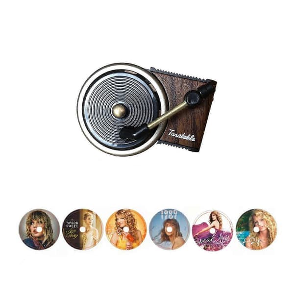 Vintage Taylor Swift Pladespiller Bilfrisker med Aromaterapi CD'er