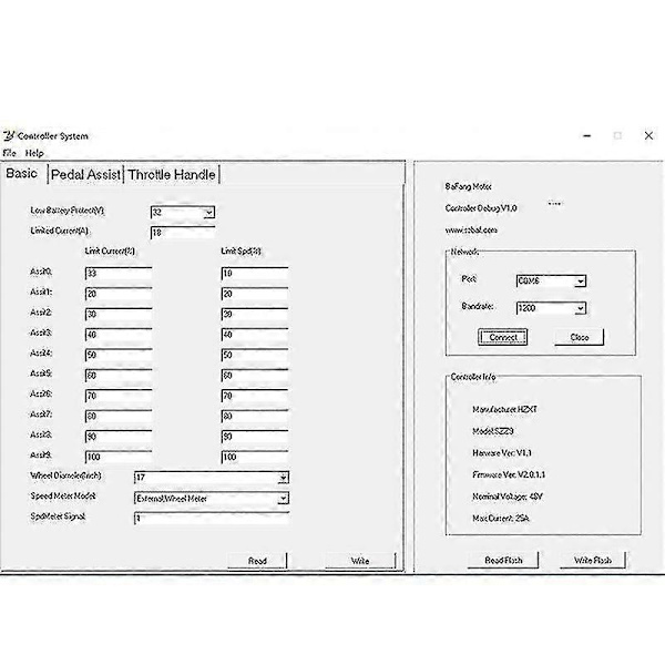 Usb Programmeringskabel Til 8fun / Bafang Bbs01 Bbs02 Bbs03 Bbshd