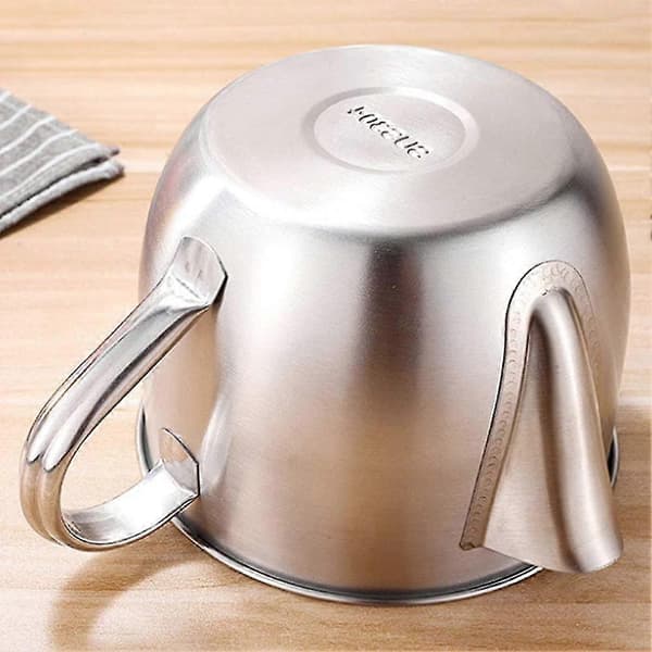 Fedtseparator til saucer Sovsebåd Rustfrit stål Fedtseparator Kande Sovsekande Kande Fedt