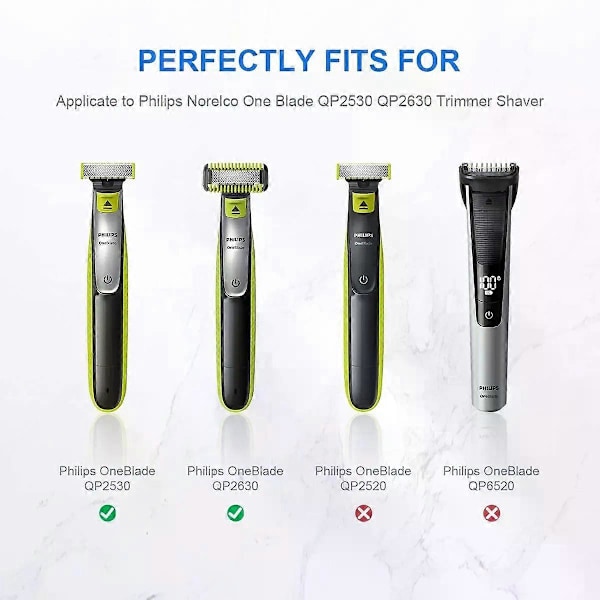 8V USB-laddningskabel för Philips Norelco One Blade QP2530 QP2630 HQ850 HQ912 HQ913 HQ914 HQ915 Trimmer Rakapparat