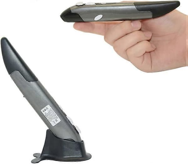 2.4GHz USB Trådløs Optisk en Mus Smart Mus til Bærbar Computer (Grå)