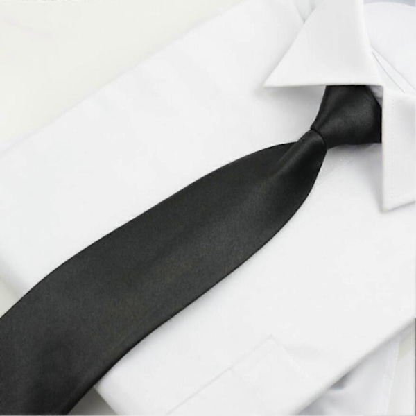 Security HerreSlips Dørvogter Steward Mat Sort Slips Sort Begravelse