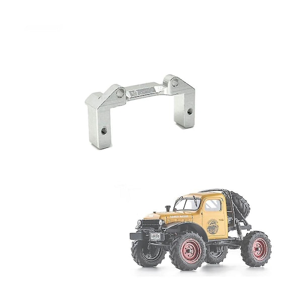 Metall Servo Fäste För Fms Fcx24 1/24 Rc Crawler Bil Uppgraderingsdelar Reservtillbehör, silver