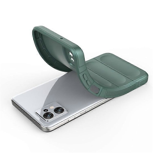 Kompatibelt för Motorola Moto G32 4G Robust Baksida Flexibelt TPU Anti-repskydd Green