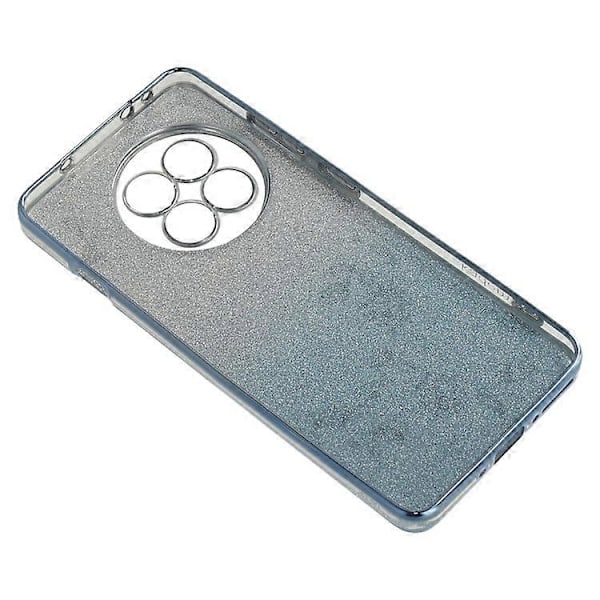 KADEM Kompatibelt Skal för OnePlus Ace 5 5G / 13R 5G Fodral Ring Stöd TPU Blommor Telefonskal Gradient Glitter Blue