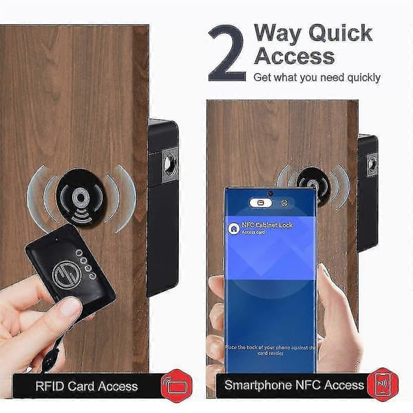 Hem Nfc-stöd Diy Elektronisk Lås Smart Nyckellös Möbel Låda Lås