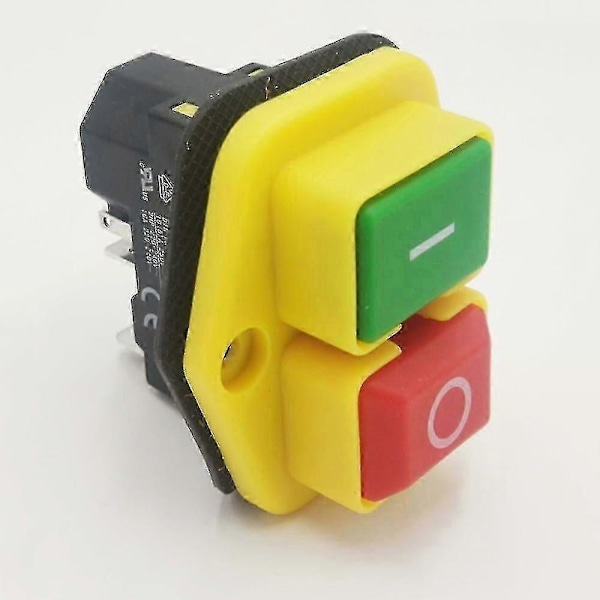 1 st KJD17B knappströmbrytare 220V-240V 16A 5-stifts strömverktygsbrytare OV[