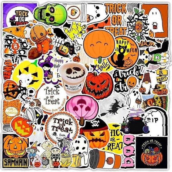 Halloween-piirrostarrat, 50 kpl, PVC-liima