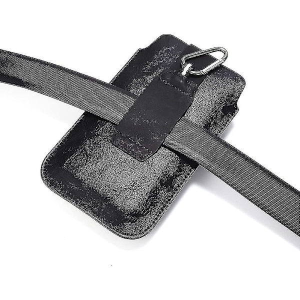 Læder Mobiltelefon Taljetaske, Bæltehylster til Telefon med Kortholder, 6.9\"/6.5\" Gave A