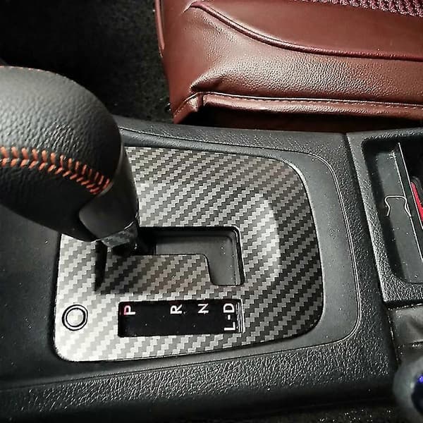 Til Xv 2012-2014 Bil Gearskifteknop Panel Cover Sticker Dekor Ramme Sticker Tilbehør, Carbon Fi