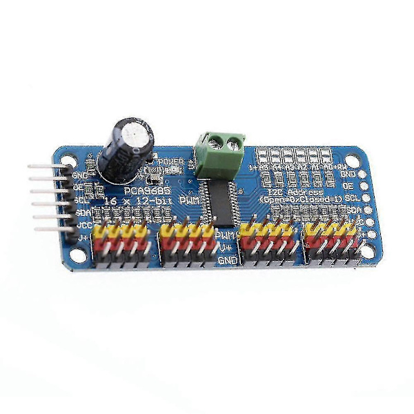 PCA9685 16-kanals PWM/servo Driver IIC Interface til Arduino Shield Modul