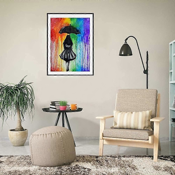 Timanttimaalaussarjat, Ukontagood 5D -timanttimaalaus numeroiden mukaan aikuisille ja lapsille timanttitaidesarjoilla (30x40 cm)