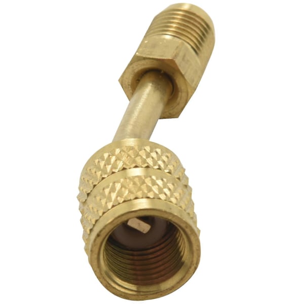 4 Pak R410a Adapter Opladnings Vakuumport Adapter Messing Konverter Med Fingerbøl 5/16 Tommer Sae Hun (haoyi)