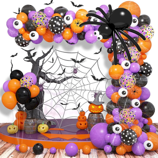 Halloween Balloon Arch Set Bar KTV Party Decoration tausta Halloween set set 2