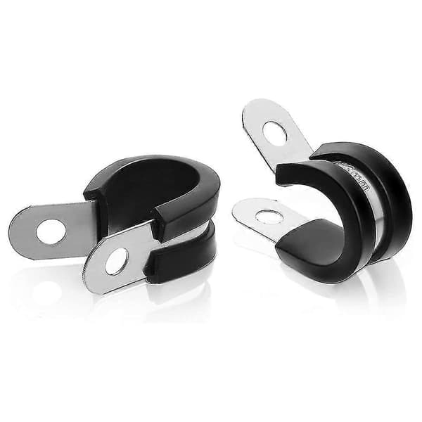 1/2 tommer rustfrit stål slangeklemme kabelbuffer isoleret klemme metal til rørtråd kabel Co