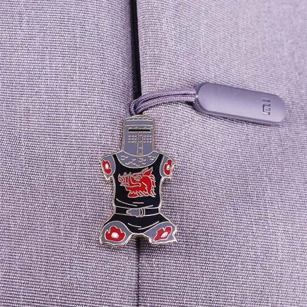 Monty-Python Black Knight Kødsår Emalje Metal Pin Broche Skjorte Reversnål