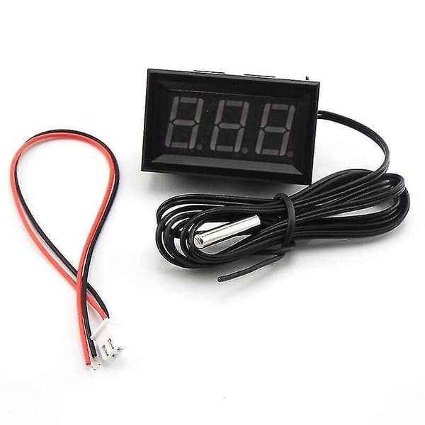 DC 12V LED Digital Display Termometer -50- 110 Celsius Bilmåler Temperatur Køretøj