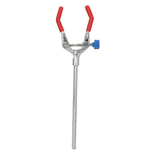 Laborklämma 28cm 3-fingerdesign Gummibelagd Huvud Laboratorieklämma Multifunktionell Kondensorbägare Förlängningsklämma