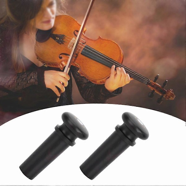 2 st Högkvalitativa Jujube Trä Violin Stallpinne Musikinstrument Tillbehör (Typ A)