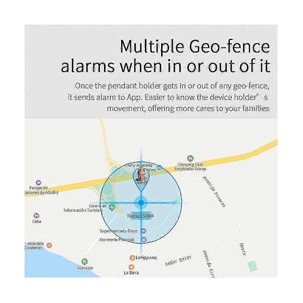 4G GPS Sporingsvedhæng V45 Ældre Mini GPS Personlig Tracker Alarm Talende Ur Vandtæt (Sort)