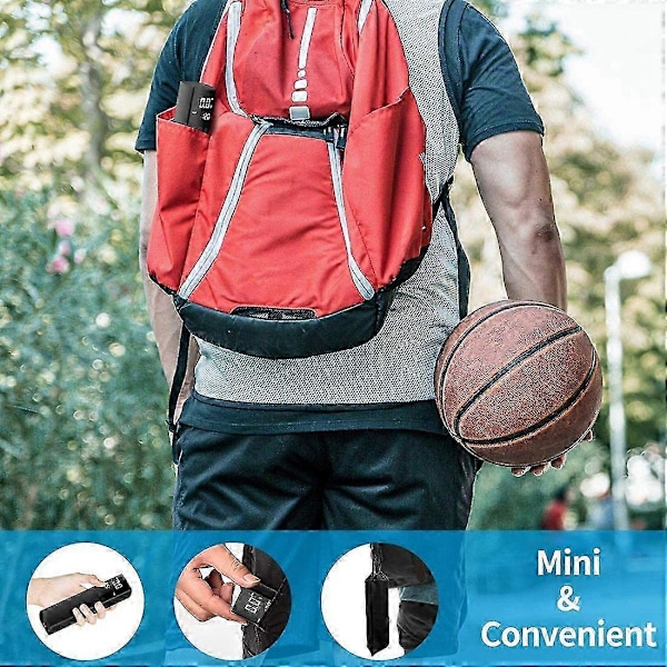 Sähköinen pallopumppu, älykäs ilmapumppu kannettava nopea pallon täyttö tarkalla painemittarilla ja digitaalisella näytöllä