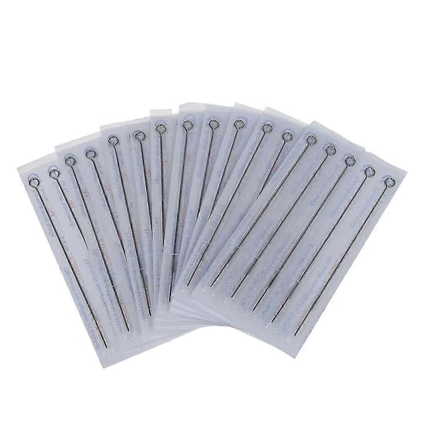 50x tatoveringsnål 3rl rund liner rustfrit stål