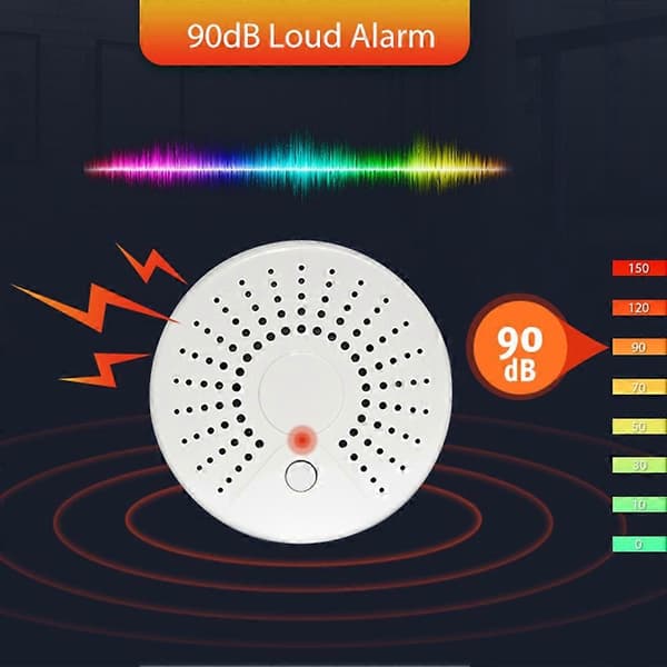 Högkänslig Smart WiFi Rökdetektor för NAS-SD01W Säkerhetslarmsensor