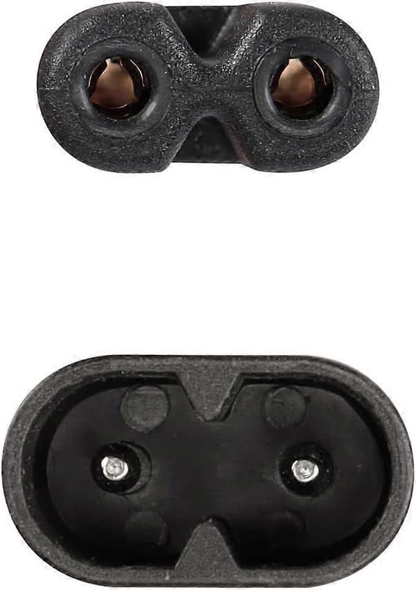30 cm IEC 320 C7 - C8 virtajohto kytkimellä